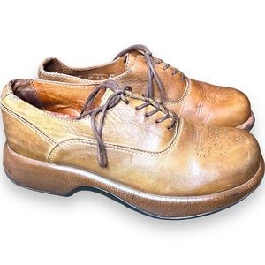 Vintage Dansko Oxford Lace Up Loafers Size 40 US 9-9.5